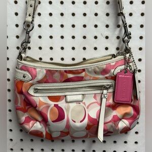 Coach Multicolor Patterned Shoulder Bag
